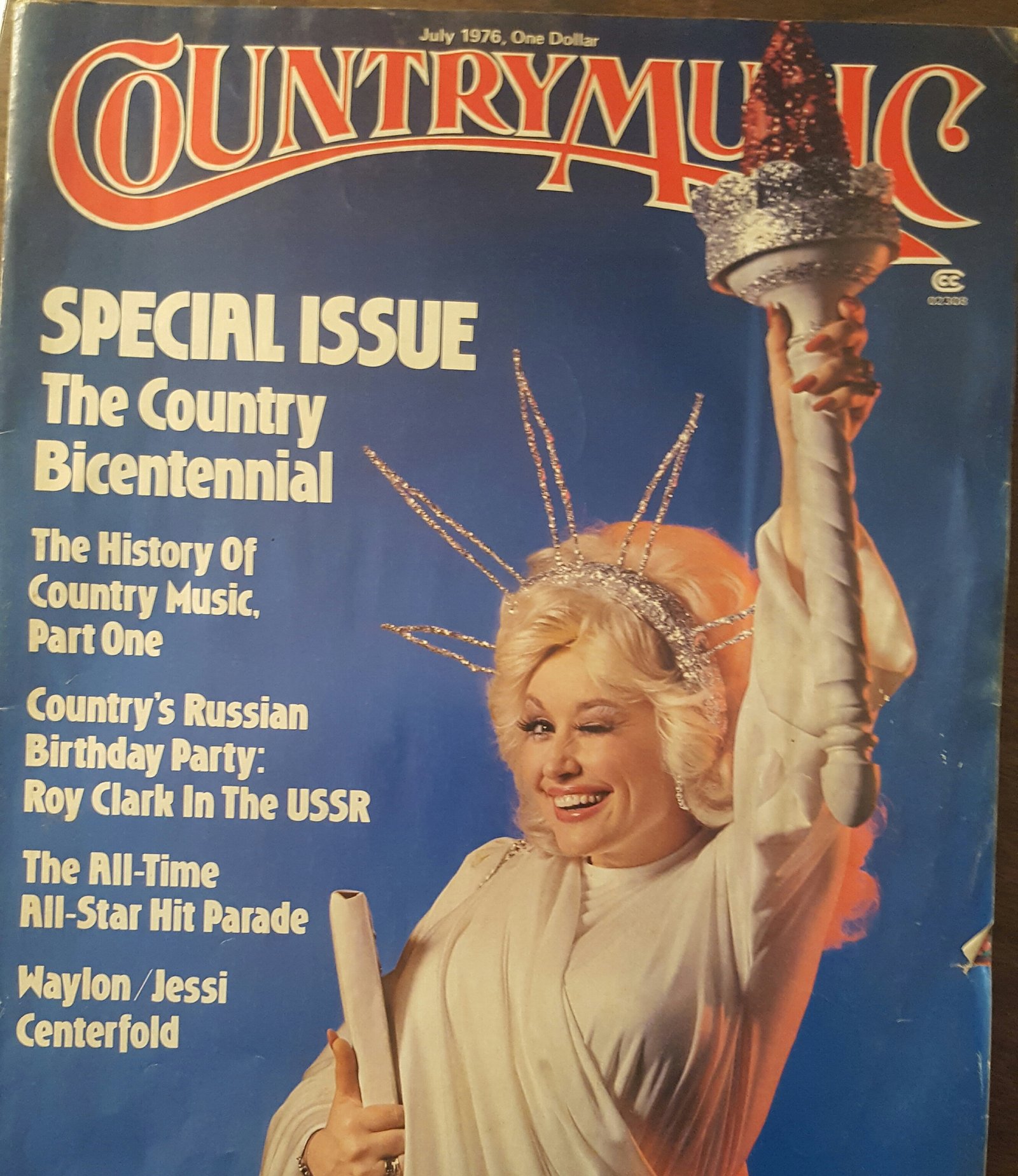 Country Music Magazine cover, explained in detail below.